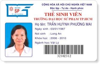 Thẻ nhân viên - Công Ty TNHH Thương Mại Và Dịch Vụ Minh Nhãn